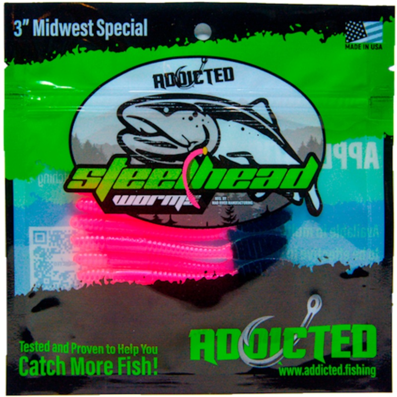 Addicted Fishing Copy Cat Worms -  3" Midwest Special