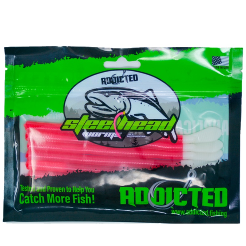 Addicted Fishing Reverse Nightmare Steelhead Worms