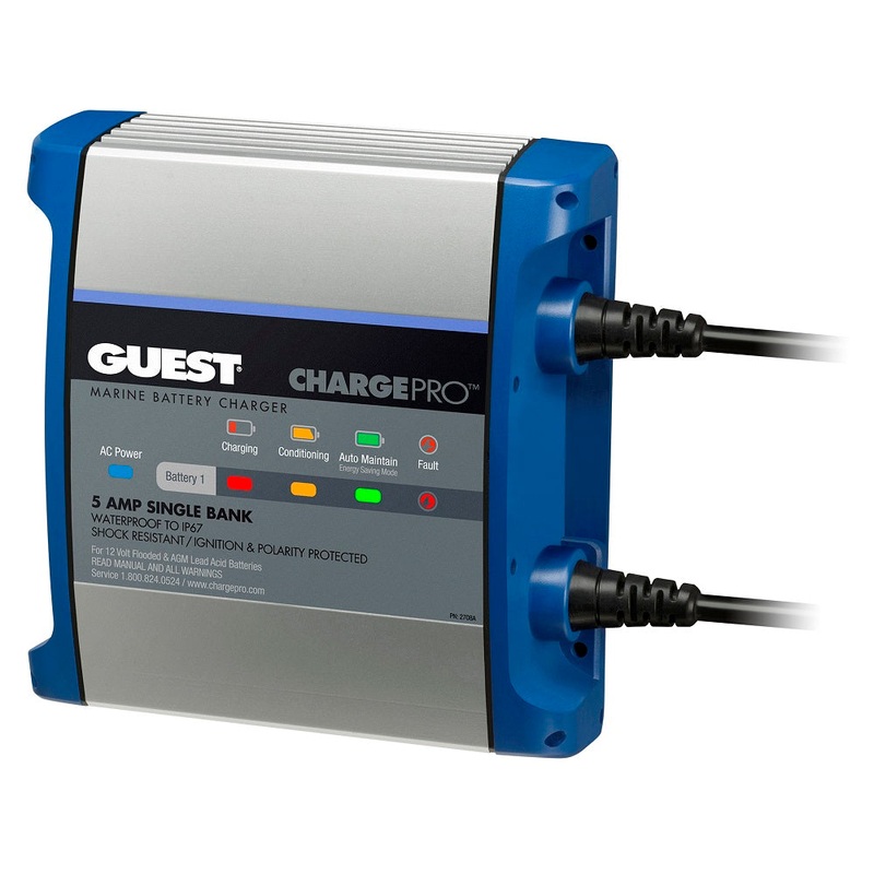 Guest 2708A 5A 1 Bank 120V Input Battery Charger