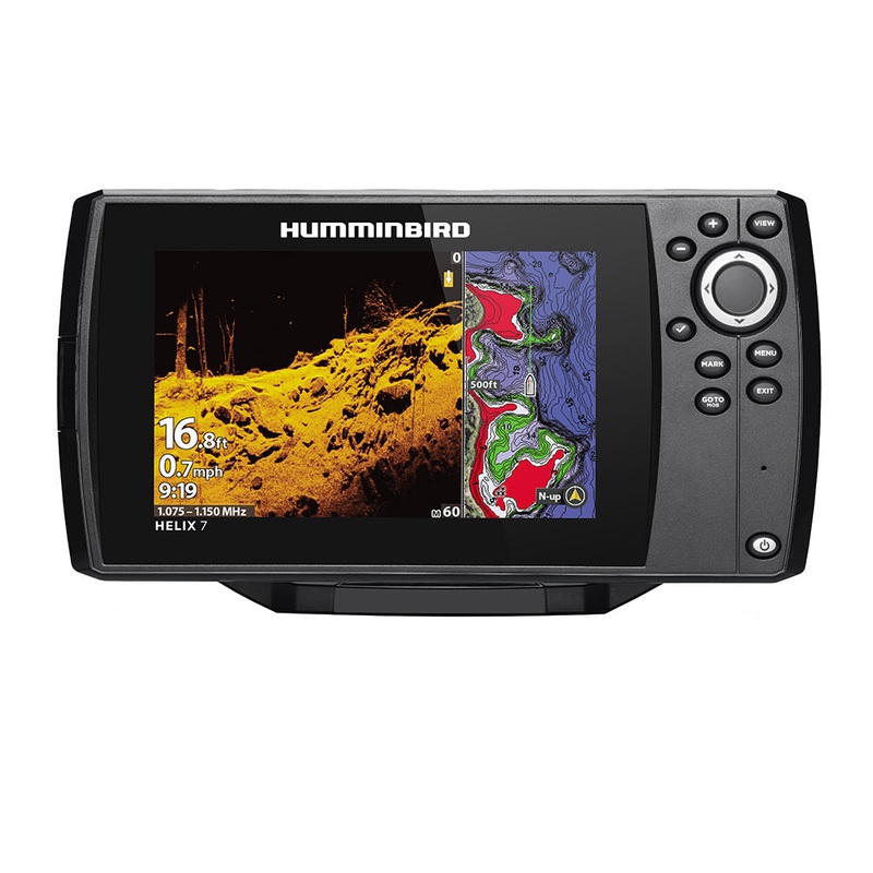 Humminbird HELIX 7 CHIRP MEGA DI Fishfinder/GPS Combo G3 W/Transom Mount Transducer