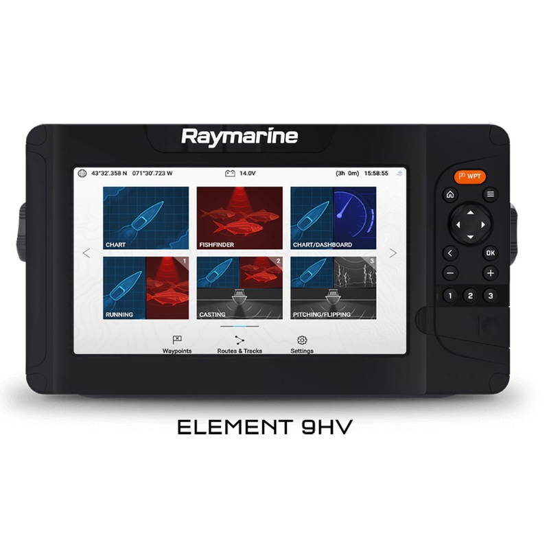 Raymarine Element 9" Sonar/GPS w/HV-100 & Navionics + US/Canada