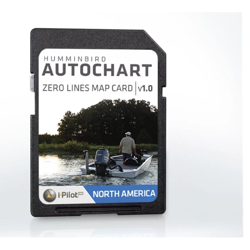Humminbird Auto Chart Card Zero Line North America