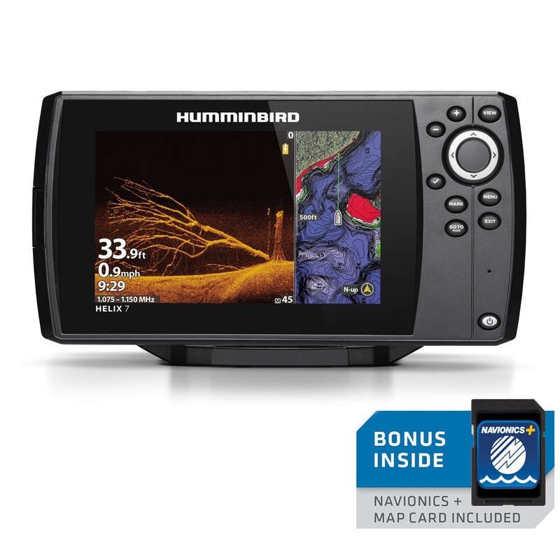 Humminbird Helix 7 CHIRP MEGA DI Fishfinder/GPS Chartplotter G3 w/Navionics + US/Canada