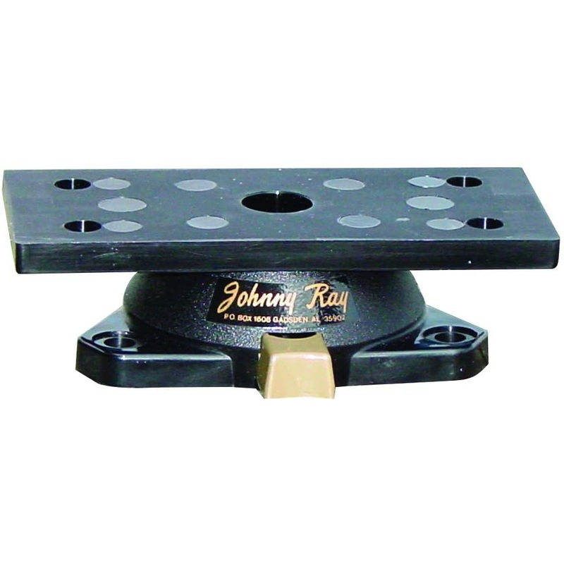 Johnny Ray JR-500 Marine 1.25x 3.5 inch Push Button Sonar Swivel Mount
