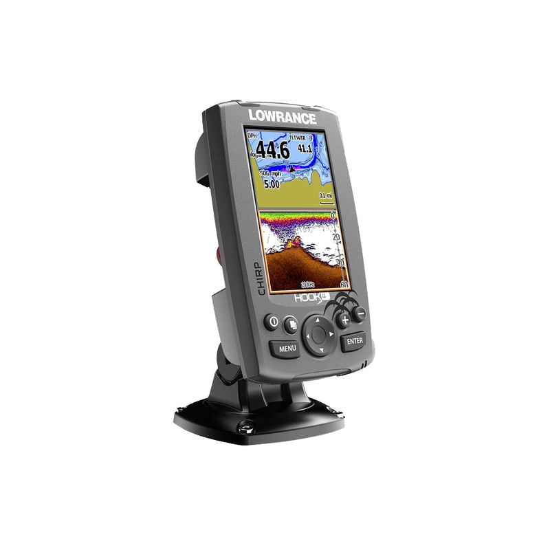 Lowrance Hook-4 DownScan Fishfinder & Chartplotter Gold US/CAN NAV+