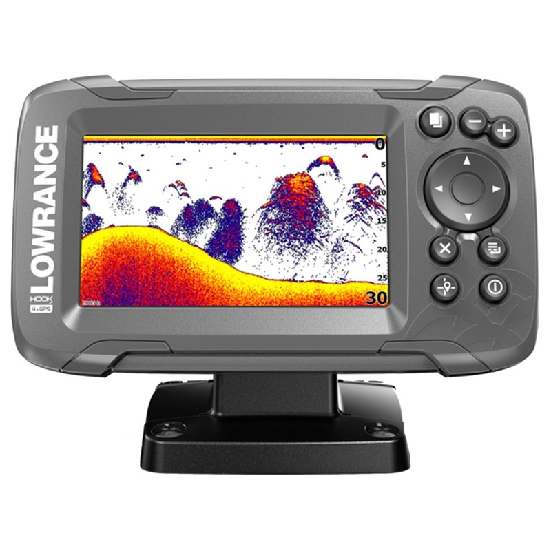 Lowrance HOOK-4x Fishfinder with Bullet Skimmer Transducer