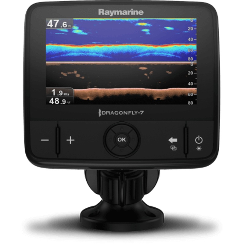 Raymarine Dragonfly 7PRO Fishfinder and Chartplotter - with Navionics+ Charts