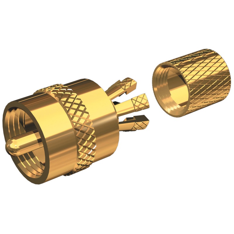 Shakespeare Marine Centerpin Connectors PL259-CPG