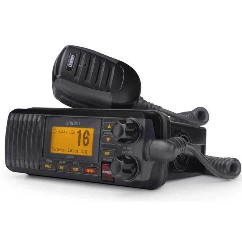 Uniden 25Watt Fixed Mount Marine Radio w/DSC-Black