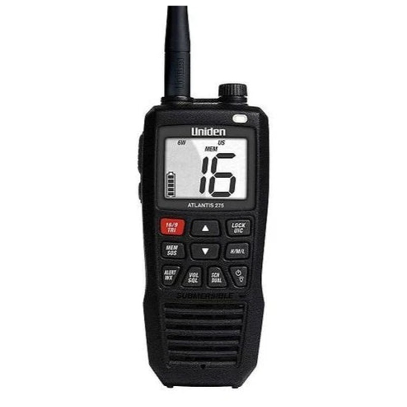 Uniden Atlantis 275 Handheld Two-Way Floating Vhf Marine Radio