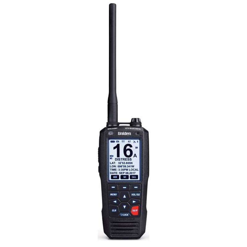 Uniden Class D Floating Handheld VHF Marine Radio w/GPS & Bluetooth