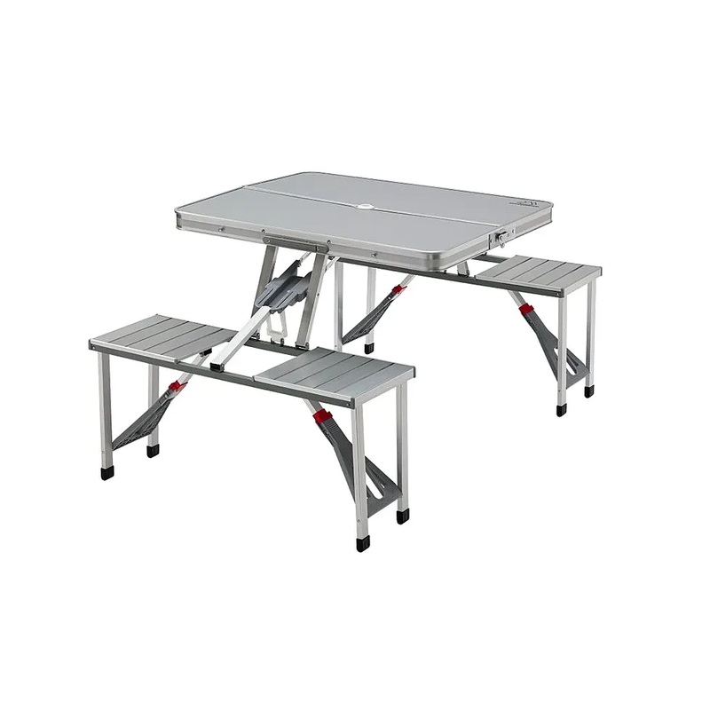 Alpine Mountain Summit Gear Aluminum Folding Picnic Table