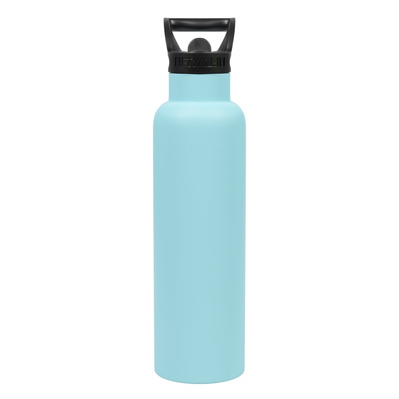 V21000009 21 Oz Aquamarine Bottle with Straw Cap