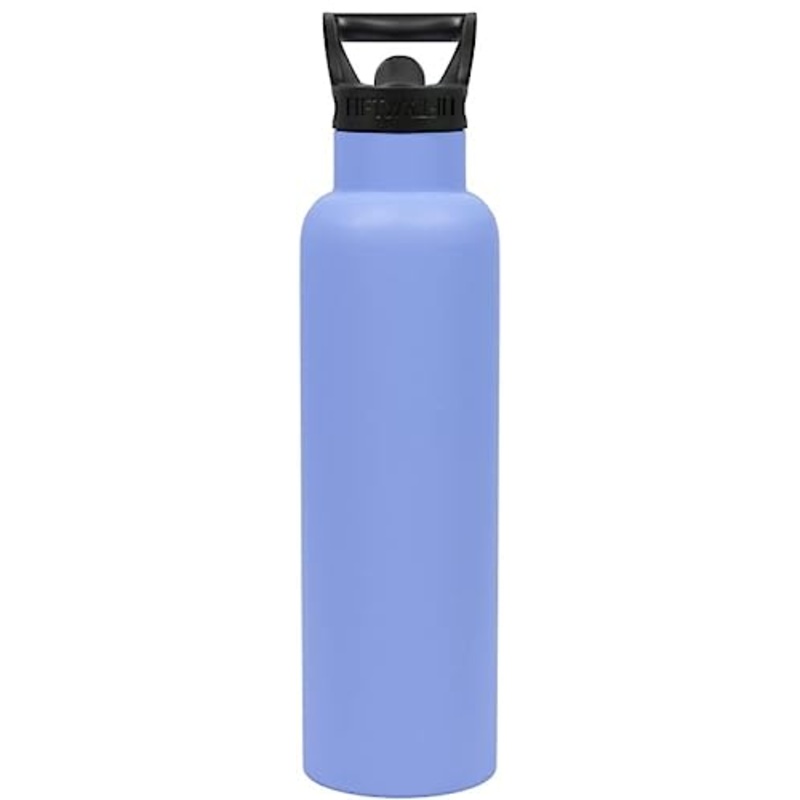 V21000015 21 Oz Periwinkle Bottle with Straw Cap