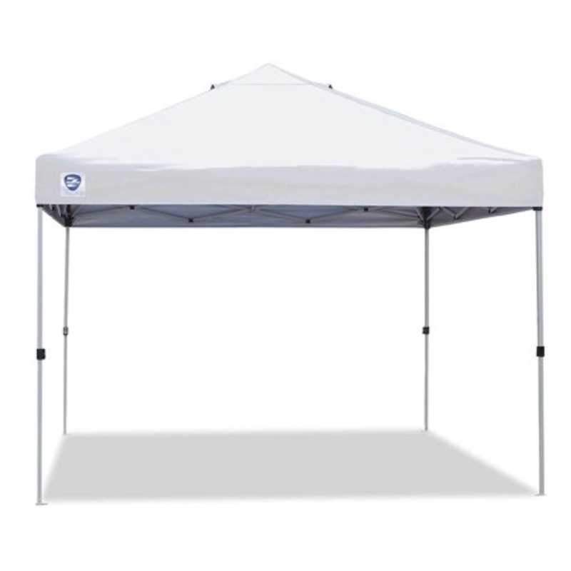 Z-SHADE 10 Ft. X 10 Ft. White Venture Straight Leg Canopy Tent