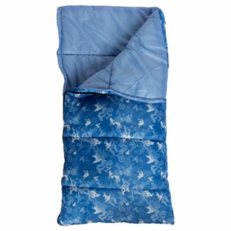 40F Freestyle Sleeping Bag - Rectangular (for Kids) - BLUE ( )