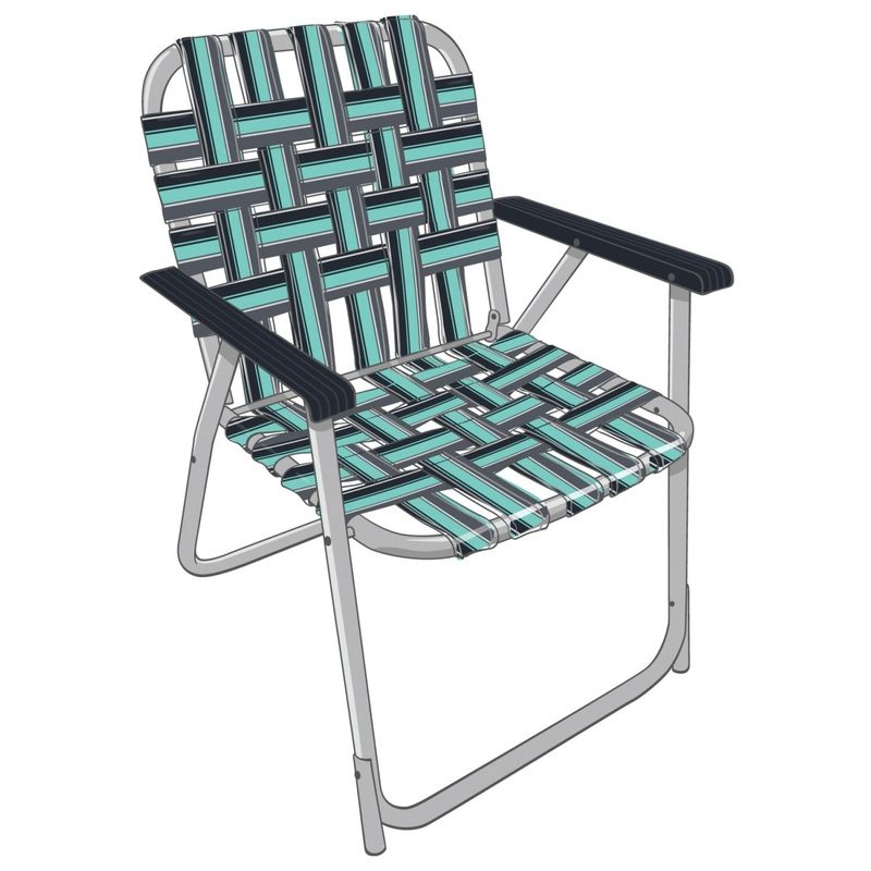 9706.3019 Backtrack Fezz Chair, Navy & Mint