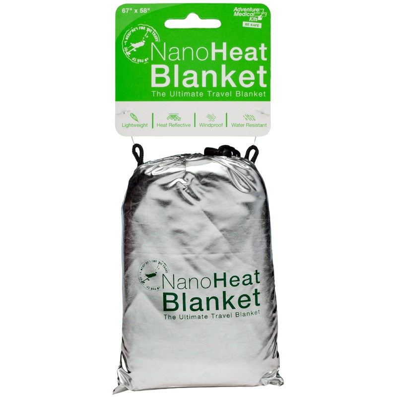 Adventure Medical Kits Survival Gear Nanoheat Blanket Orange 01300340 Model: 0130-0340
