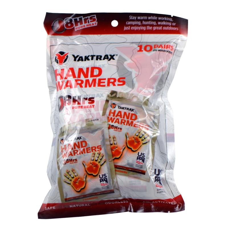 Yaktrax 10-Pack Hand Warmers