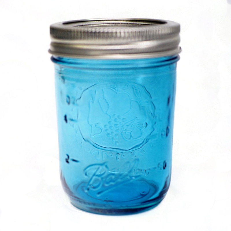 Ball Regular Mouth Half-Pint Glass Mason Jars