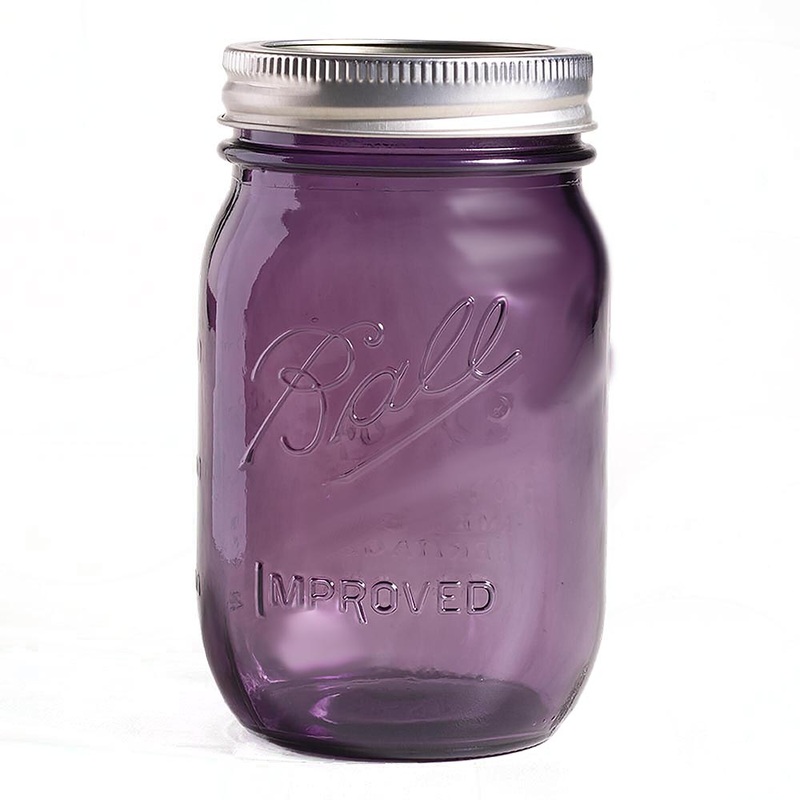 Ball Regular Mouth Pint Glass Mason Jars