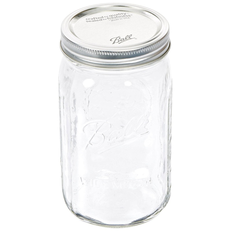 Ball Wide Mouth Quart Glass Mason Jars