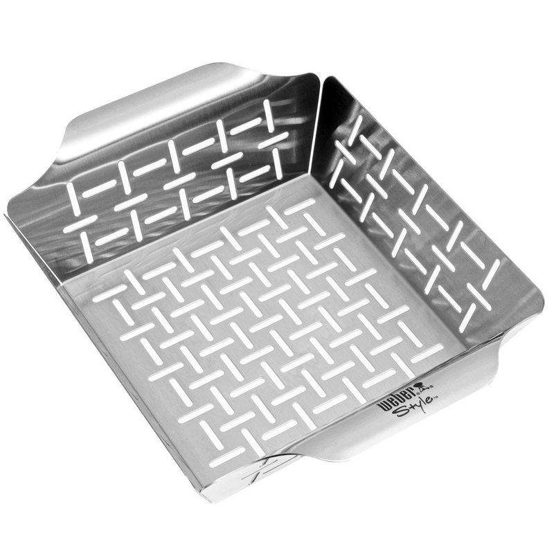 Weber Style Large Stainless Steel Vegetable Basket