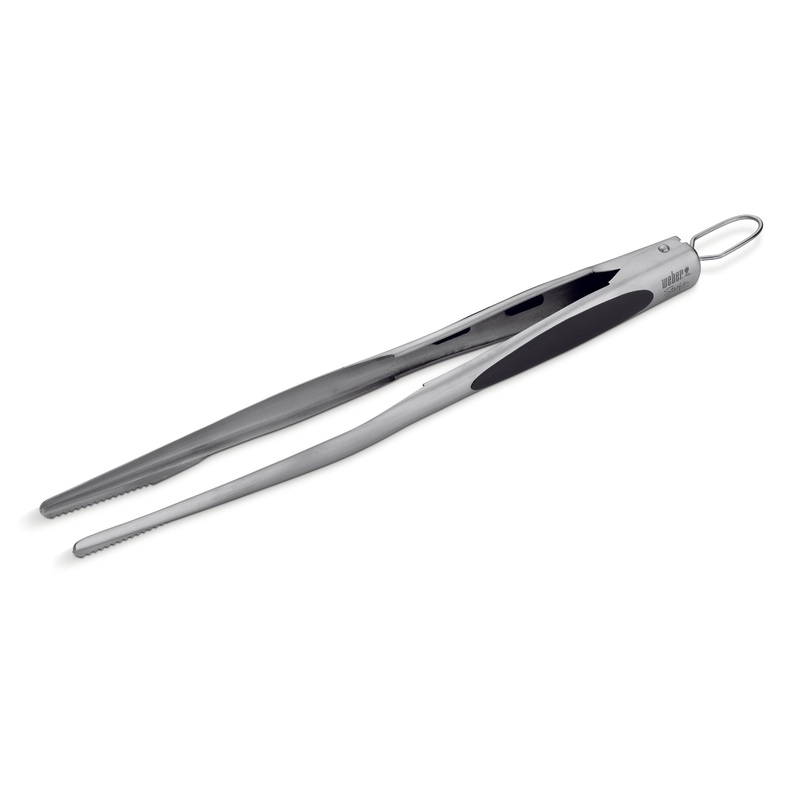 Weber Style Stainless Steel Pincer Tongs