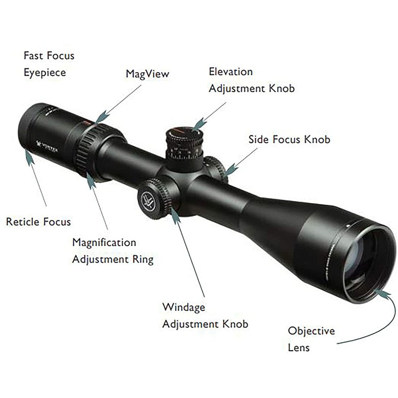 Vortex Optics Viper HS FFP LR Riflescope 6-24x50 XLR (MOA) VHS-4315-LR ZZZ