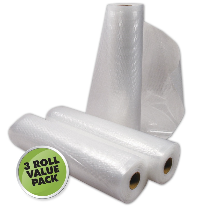 WESTON 3-Pack 11" x 18' Vacuum Seal Bags