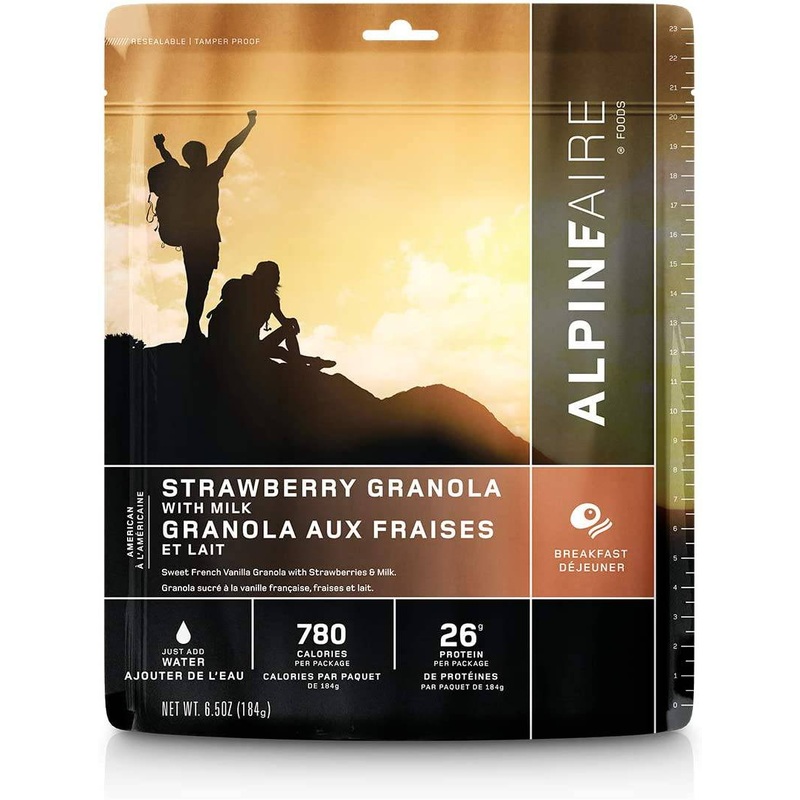Alpineaire Strawberry Granola With Milk