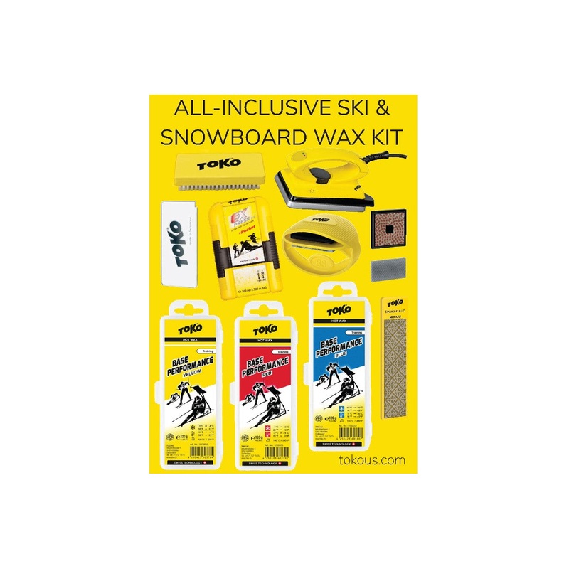 Toko All-Inclusive Ski and Snowboard Wax Kit