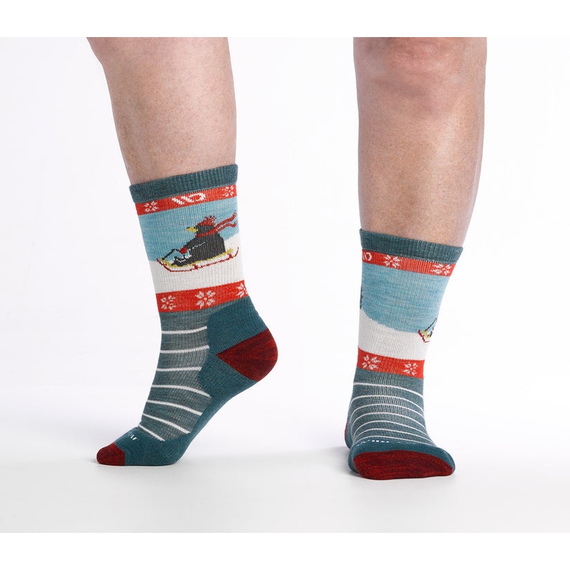 Wide Open Sleigh All Day Midweight Crew Socks Women's