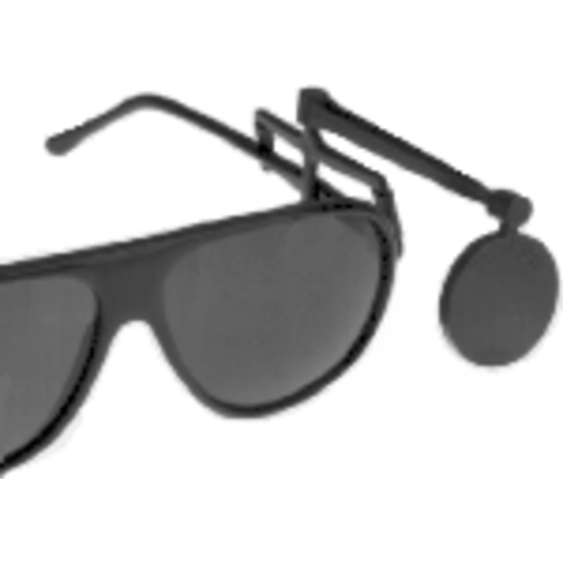 3rd Eye Eyeglass Mirror: Clip on