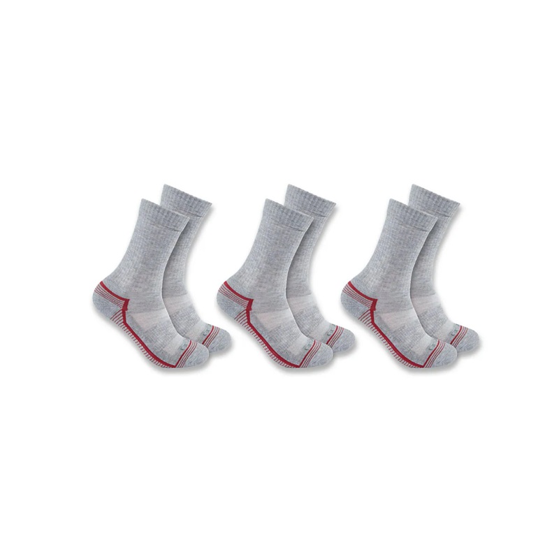Carhartt Force Midweight Crew Sock 3 Pack Women's