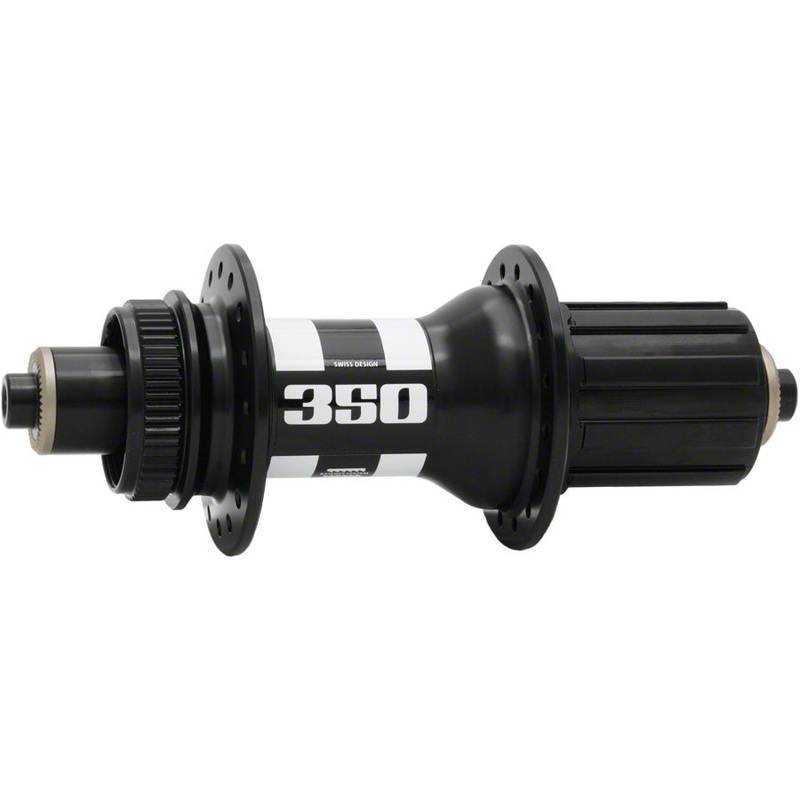 DT Swiss 350 Rear Hub - QR x 135mm, Center Lock Disc, 28h, Shimano Freehub, Black