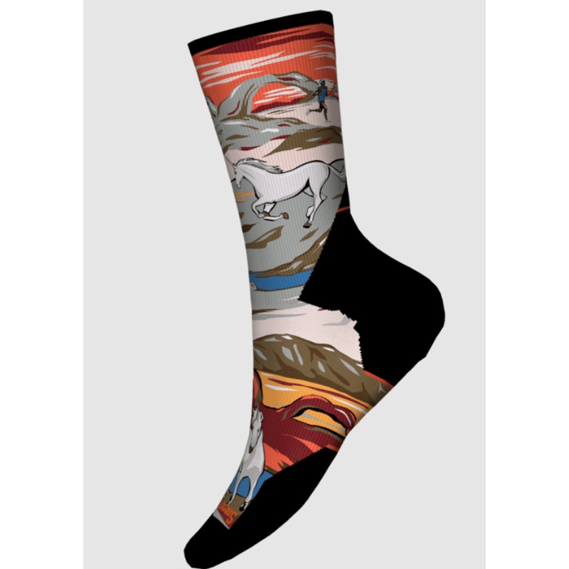 Smartwool Athlete Edition Run Trail Magic Crew Print Socks