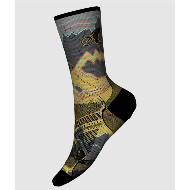 Smartwool Cycle Zero Cushion Print Crew Men's