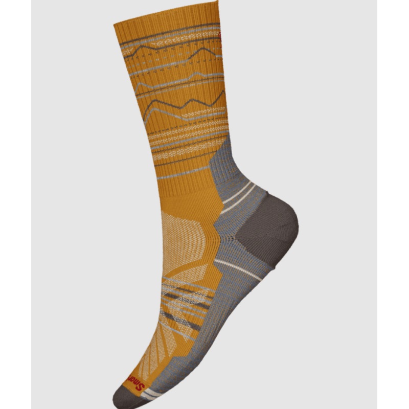 Smartwool Hike Light Cushion Mountain Range Pattern Crew Socks Men's