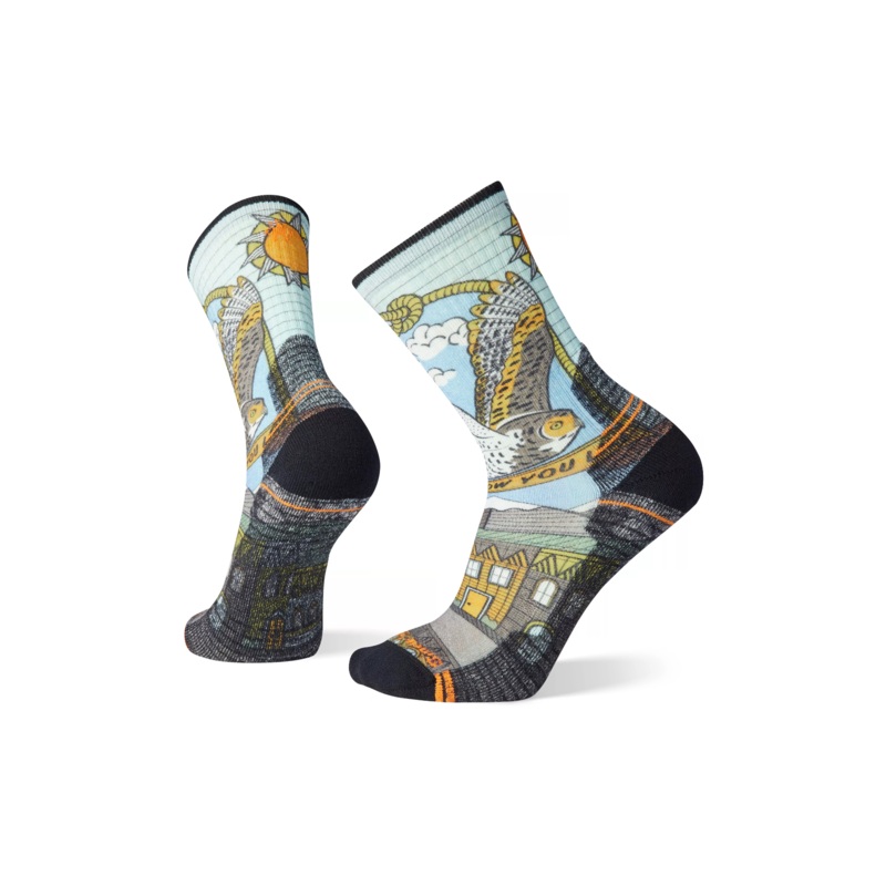 Smartwool Hike Light Cushion Print Crew Socks Men's