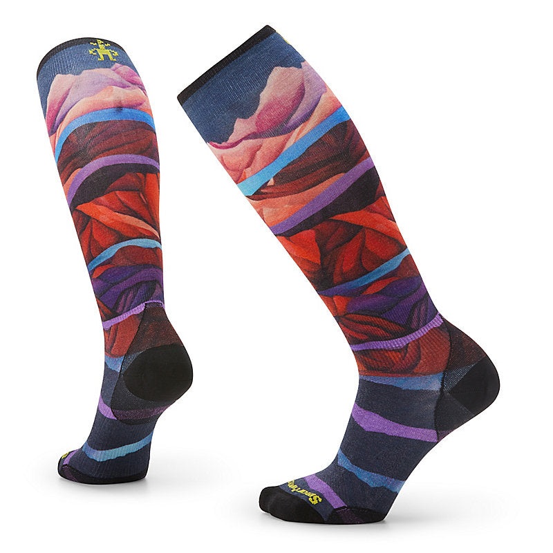 Smartwool Ski Zero Cushion Print OTC Socks Women's
