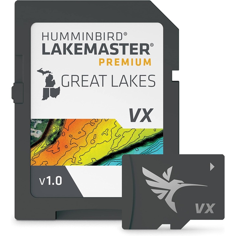 Humminbird Lakemaster VX 602002-1 Premium Great Lakes microSD