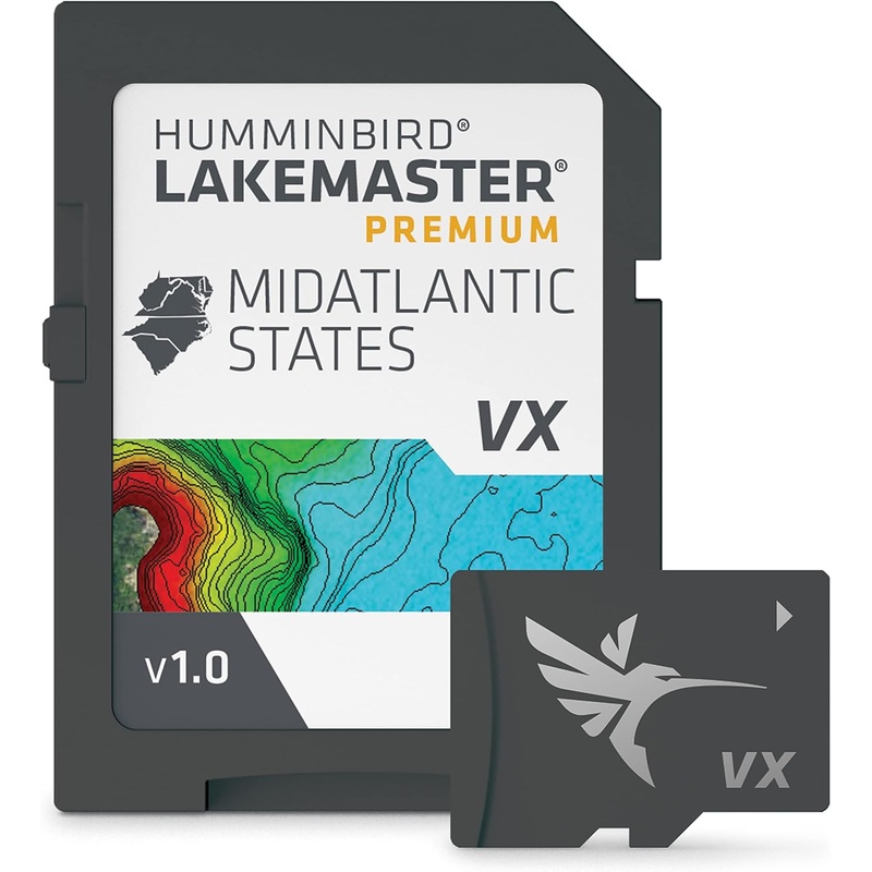Humminbird Lakemaster VX 602004-1 Premium Mid-Atlantic States microSD