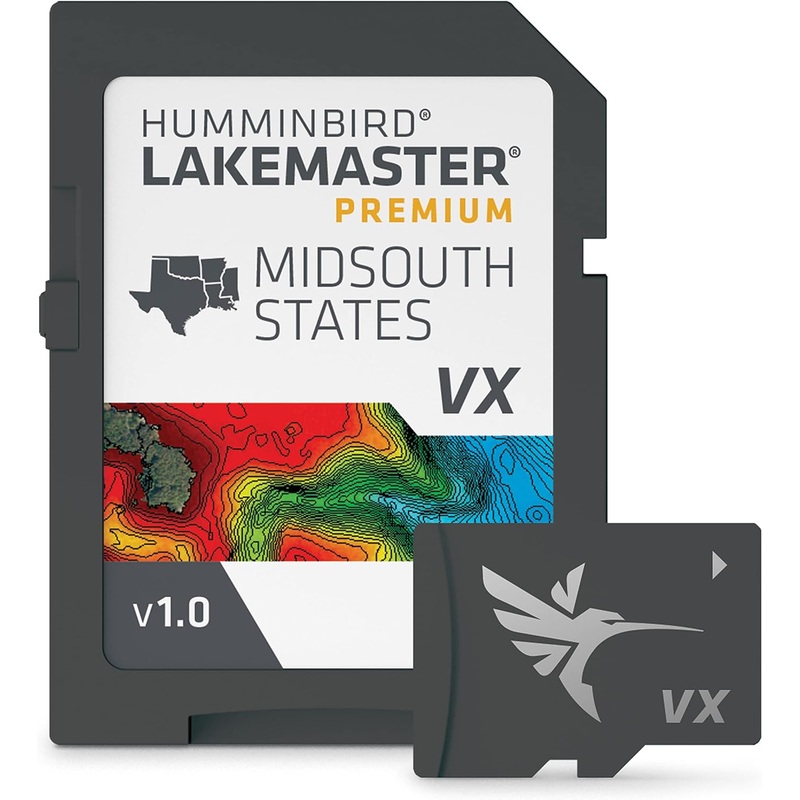 Humminbird Lakemaster VX 602005-1 Premium Mid-South States microSD