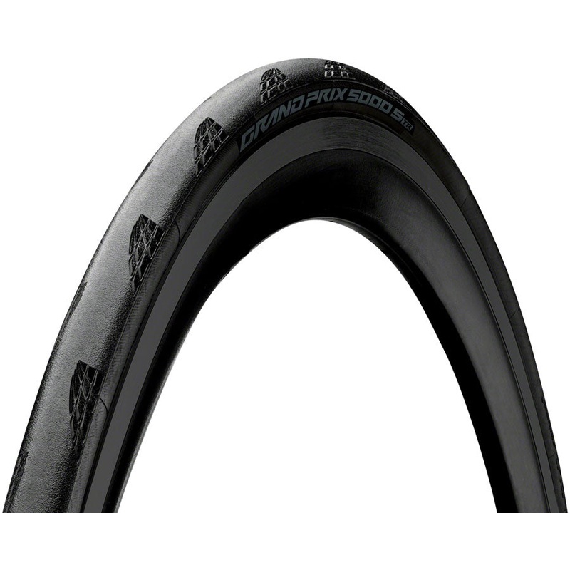 Continental Grand Prix 5000 S TR Tire, Tubeless, Folding, Black/Tour de France Limited Edition, Vectran, Lazer Grip