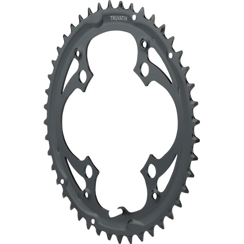 TruVativ Trushift 44T x 104mm BCD Steel Ring Black V4