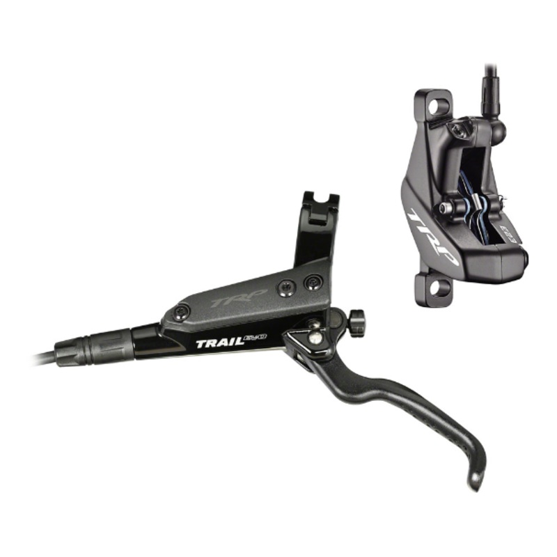 TRP Trail EVO Disc Brake and Lever - Front, Hydraulic, Post Mount, Black
