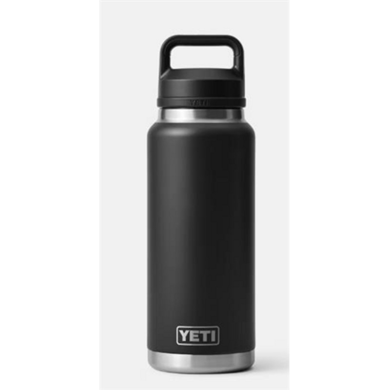Yeti 36oz Rambler Bottle with Bottle Chug Cap - Black