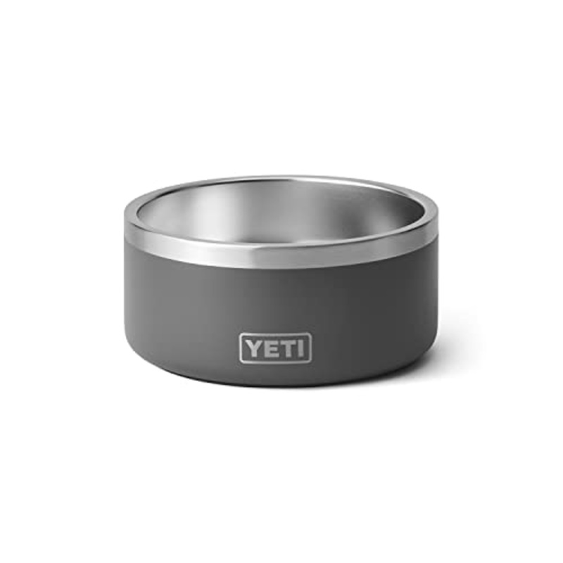 Yeti Boomer 4 Dog Bowl Charcoal Stainless Steel