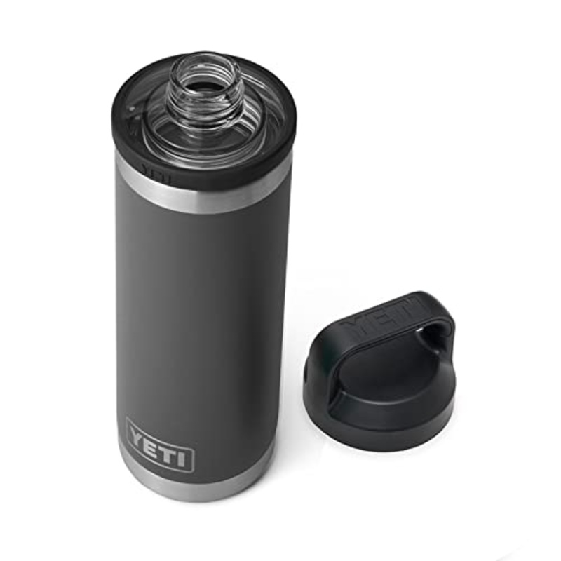 Yeti Rambler 18oz Water Bottle with Chug Cap Charcoal